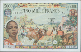 Central African Republic / Zentralafrikanische Republik: 5000 Francs 1980 P. 11 In Rare Condition: U - República Centroafricana