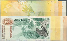 Ceylon: Rare Set Of 10 Progressive Proof Prints For 100 Rupees ND P. 88p, Some With Mounting Residua - Sri Lanka