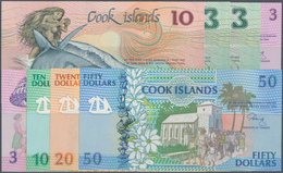 Cook Islands: Set Of 8 Banknotes Containing The Following Pick Numbers: 3, 4, 7, 8, 9, 10, From 3 To - Islas Cook