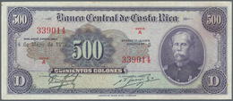 Costa Rica: 500 Colones 1976 P. 225b, S/N 339014 A, Only Very Light Folds And Light Handling In Pape - Costa Rica