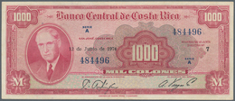 Costa Rica: 1000 Colones 1974 P. 226c, Light Folds And Handling In Paper, No Holes Or Tears, Crispne - Costa Rica