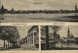 EMMERICH, Obere Rheinpromenade, Partie Am Zollamt (1910s) AK - Emmerich