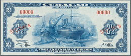 Curacao: 2 1/2 Gulden 1942 SPECIMEN, P.36s In Perfect UNC Condition - Otros – América