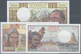 East Caribbean States / Ostkaribische Staaten: Set Of 3 Notes Containing 500 Francs ND(1979) P. 36a, - Caribes Orientales