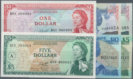 East Caribbean States / Ostkaribische Staaten: Set Of 17 Notes Containing 14x 1 Dollar P. 13 (UNC, P - Caraïbes Orientales