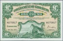 Gibraltar: 1 Pound 1971, P.18b In Perfect UNC Condition - Gibilterra