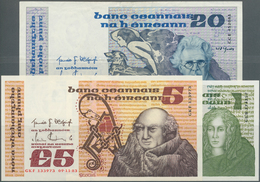 Great Britain / Großbritannien: Set Of 3 Notes Containing 1 Pound 1978 P. 70b (aUNC), 5 Pounds 1983 - Autres & Non Classés