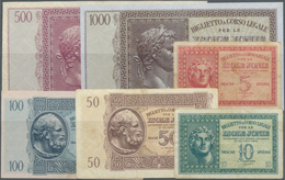 Greece / Griechenland: Set Of 15 Notes Containing 2x 5 Drachmai 1941 P. M12 (F To F+), 10 Drachmai 1 - Grèce