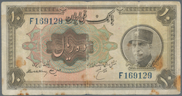 Iran: Bank Melli Iran Pair With 10 And 20 Rials SH1313, P.25a, 26b, Both With Several Handling Trace - Irán