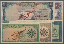 Iraq / Irak: Set Of 5 Different Specimen Banknotes Containing 1/4 Dinar ND P. 51s, 1/2 Dinar ND P. 5 - Iraq