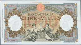 Italy / Italien: 1000 Lire 1940 P. 56c, Used With Folds But Pressed, No Holes, Still Strongness In P - Autres & Non Classés