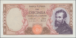 Italy / Italien: 10.000 Lire 1973 P. 97f, Crisp Original Condition, Not Washed Or Pressed, No Holes - Sonstige & Ohne Zuordnung