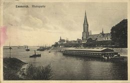 EMMERICH, Rheinpartie Mit Kirche (1910s) AK - Emmerich