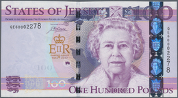 Jersey: 100 Pounds 2012, P.37 Commemorative Issue For The Diamond Jubilee Of 60 Years Of The Reign O - Autres & Non Classés