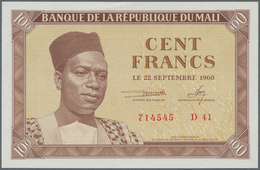 Mali: 100 Francs 1960 P. 2 In Condition: AUNC. - Mali