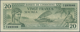 New Caledonia / Neu Kaledonien: 20 Francs ND(1944) P. 49, Light Center Fold And One Very Very Light - Nouméa (Nuova Caledonia 1873-1985)