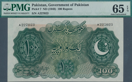 Pakistan: 100 Rupees ND(1948) P. 7 In Condition: PMG Graded 65 GEM UNC EPQ. - Pakistan