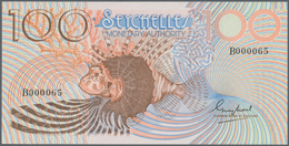 Seychelles / Seychellen: 100 Rupees ND P. 26, With Very Low S/N #B000065, Note From The First Bundle - Seychelles