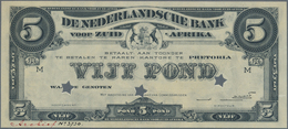 South Africa / Südafrika:  Netherlands Bank Of South Africa 5 Pond To 1920 Offset Printed Front And - Suráfrica