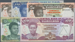 Swaziland: Set Of 10 Different Banknotes Containing The Following Pick Numbers: 1, 2, 3, 13, 17, 18, - Andere - Afrika