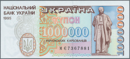 Ukraina / Ukraine: Huge Set With 24 Banknotes Of The Coupon Issue 1991-1995 From 1 - 1.000.000 Karbo - Ukraine