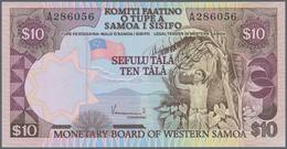 Western Samoa / West-Samoa: 10 Tala ND P. 22, S/N A286056, Issue For Western Samoa, In Crisp Origina - Samoa