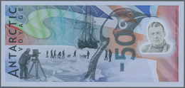 Testbanknoten: POLYMER Test Note DE LA RUE CURRENCY, "Antarctic Voyage" With Portrait "Sir Ernest Sh - Specimen