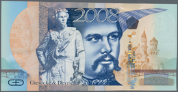 Testbanknoten: HYBRID Test Note GIESECKE & DEVRIENT, Germany, Intaglio Printed "King Ludwig 2008" Sp - Specimen