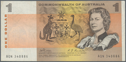 Australia / Australien: Set Of 25 Banknotes Containing 1 Pound Portrait QEII P. 30, 2x 1 Dollar P. 3 - Altri & Non Classificati