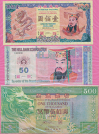 China: Collectors Book With 234 Only Different Pieces China-Hell-Money. Very Nice Assortment With So - Chine