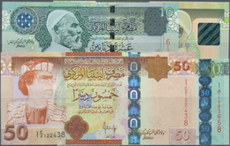 Libya / Libyen: Set Of 50 Different Banknotes From Different Times And In Different Denominations Co - Libia