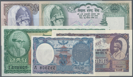 Nepal: Set Of 26 Notes Containing The Following Pick Numbers P. 1, 5, 8, 9, 10, 15, 16, 22, 23, 24, - Népal