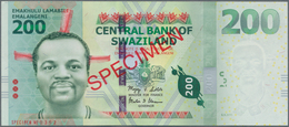 Swaziland: Collectors Book With 37 Specimens Swaziland From 1974 - 2010, Comprising For Example 1 Li - Andere - Afrika