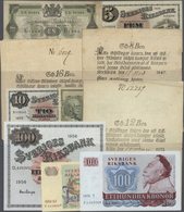 Sweden / Schweden: Large Lot Of About 300 Notes Containing The Following Pick Numbers In Different Q - Suède