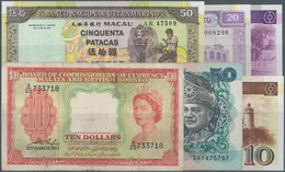 Asia / Asien: Set Of 28 Banknotes From Mostly Malaya Region Including Some Macao, Including British - Otros – Asia