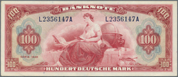 Deutschland - Bank Deutscher Länder + Bundesrepublik Deutschland: 100 DM 1948 - Roter Hunderter - Ro - Altri & Non Classificati