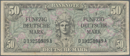 Deutschland - Bank Deutscher Länder + Bundesrepublik Deutschland: 50 DM 1948 Liberty, Ro.248 In Gebr - Autres & Non Classés