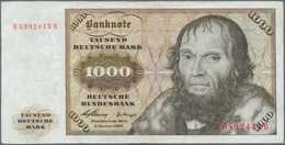 Deutschland - Bank Deutscher Länder + Bundesrepublik Deutschland: 1000 DM 1960, Serie W/B, Ro.268a, - Autres & Non Classés
