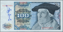 Deutschland - Bank Deutscher Länder + Bundesrepublik Deutschland: 100 DM 1970, Ro.273 Mit Handsignat - Autres & Non Classés