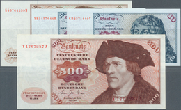 Deutschland - Bank Deutscher Länder + Bundesrepublik Deutschland: Set Mit 4 Banknoten Der BBK IA 197 - Andere & Zonder Classificatie