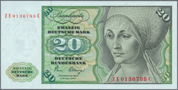 Deutschland - Bank Deutscher Länder + Bundesrepublik Deutschland: 20 DM 1980 Ersatznote Serie ZE/C, - Autres & Non Classés