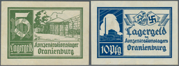 Deutschland - Konzentrations- Und Kriegsgefangenenlager: Oranienburg, Set Mit 2 Gutscheinen Zu 5 Und - Altri & Non Classificati