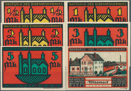 Deutschland - Notgeld - Berlin Und Brandenburg: Wilsnack, Eisenmoorbad Wilsnack GmbH, 1/2, 1, 2, 3, - [11] Emissioni Locali