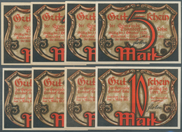 Deutschland - Notgeld - Hamburg: Tonndorf-Lohe, Gemeinde, Je 4 X 5 Und 10 Mark, 1.3 - 1.10.1921, Erh - [11] Emisiones Locales