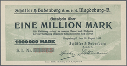 Deutschland - Notgeld - Sachsen-Anhalt: Magdeburg-Buckau, Schäffer & Budenberg, 1 Mio. Mark, 15.8.19 - [11] Emisiones Locales