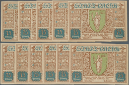 Deutschland - Notgeld - Thüringen: Vacha, Stadt, 11 X 75 Pf., 18.10.1921, Musterscheine Ohne Serien - [11] Emissioni Locali
