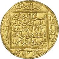 Almohaden: Abu-Abd-allah Muhammed AH 595-610 / AD 1199-1213: Golddinar (Dobla) O. J. , 4,65 G, Präge - Islamic