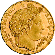 Frankreich - Anlagegold: Lot 3 Verschiedene 10 Francs Goldmünzen: 1862 A / 1899 A / 1914. Je 3,22 G, - Andere & Zonder Classificatie