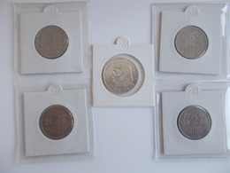 Bundesrepublik Deutschland 1948-2001: Lot 5 Münzen, Dabei: 5 DM 1964 J, Johann Gottlieb Fichte, Jaeg - Andere & Zonder Classificatie