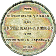 Medaillen Deutschland: Bayern, Ludwig I. 1825-1848: Silbermedaille 1835 Des Historischen Vereins Des - Autres & Non Classés